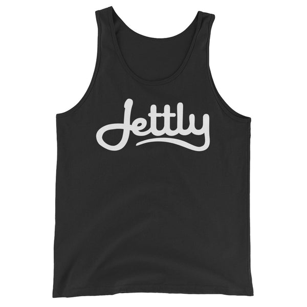 Black Bella + Canvas 3480 Unisex Tank Jettly Top