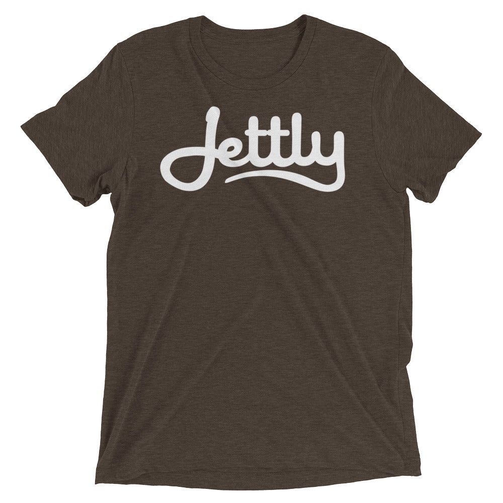 Brown Triblend Short sleeve Jettly t-shirt