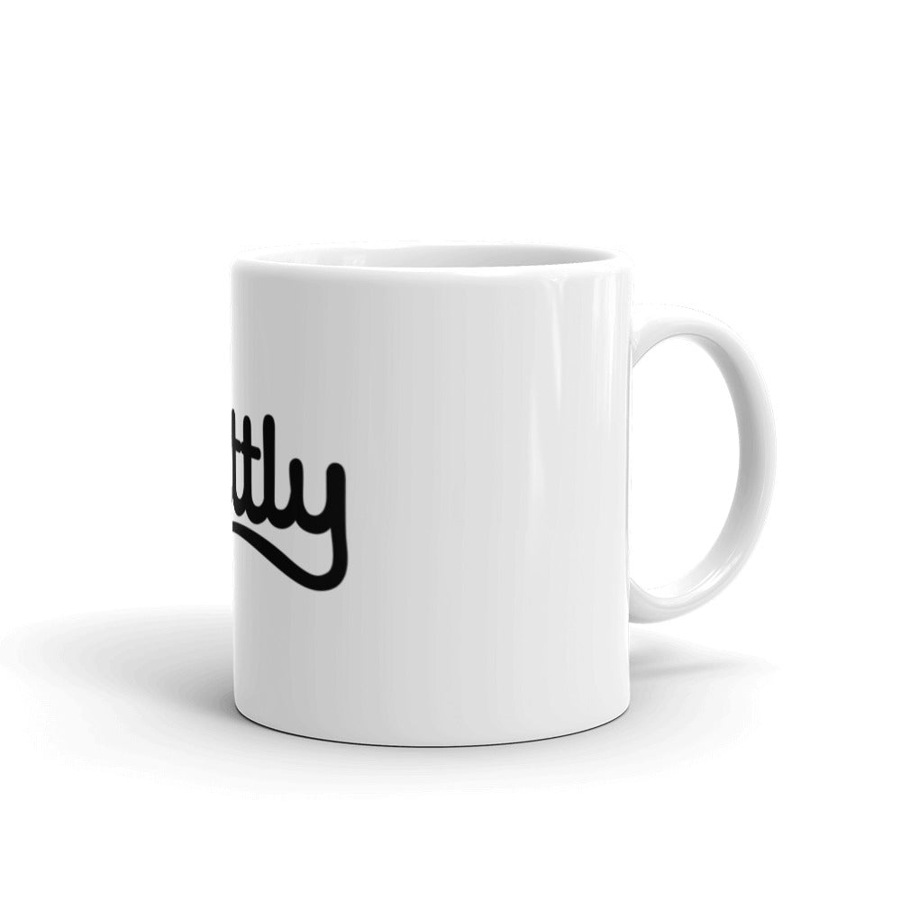 11oz White Glossy Jettly Mug