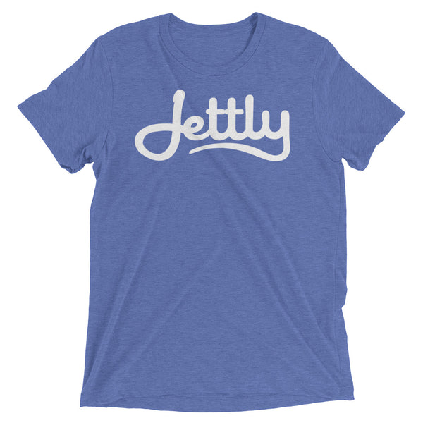 Blue Triblend Short sleeve Jettly t-shirt