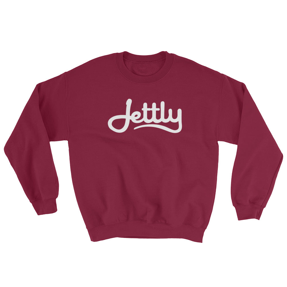 Maroon Gildan 18000 Heavy Blend Crewneck Jettly Sweatshirt