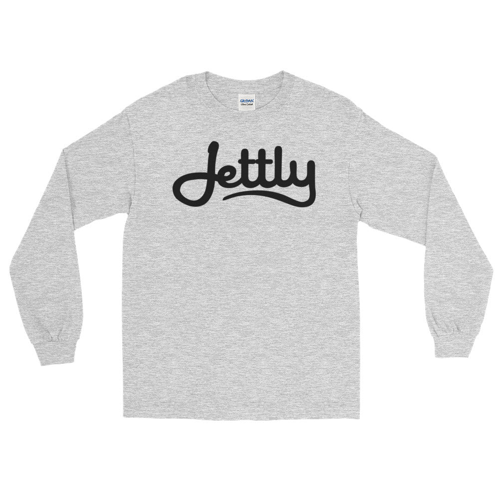 Ash Gildan 2400 Ultra Cotton Long Sleeve Jettly T-Shirt