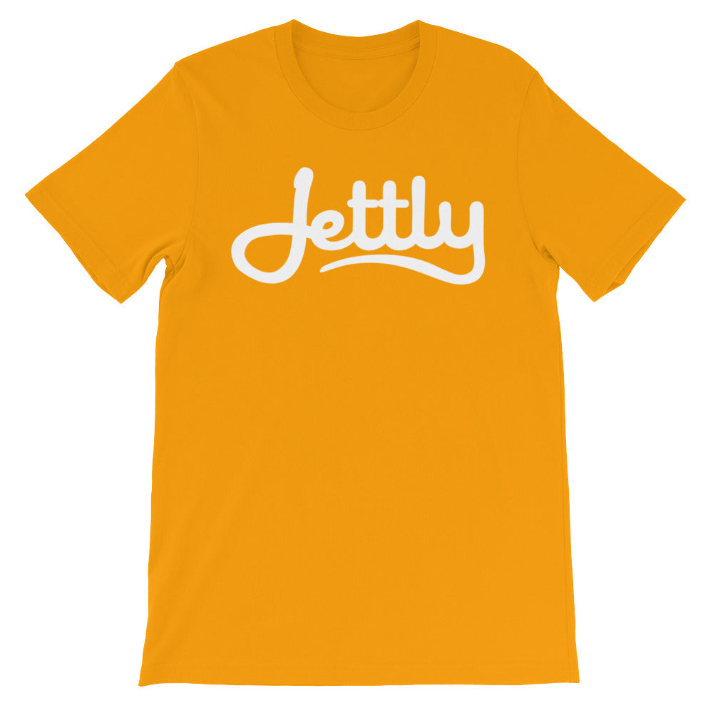 Gold unisex short sleeve Jettly t-shirt