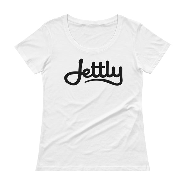 White Anvil 391 Ladies Sheer Scoopneck Jettly T-Shirt with Tear Away Label
