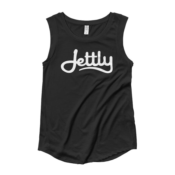 Black Alternative 4013 Ladies' Cap Sleeve Jettly T-Shirt