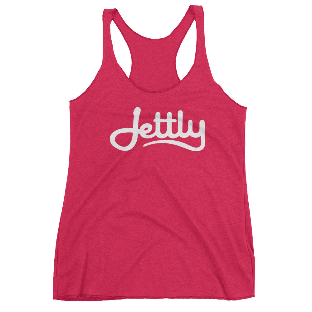 Vintage Shocking Pink Next Level 6733 Women's Jettly tank top
