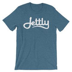 Heather Deep Teal Unisex short sleeve Jettly t-shirt