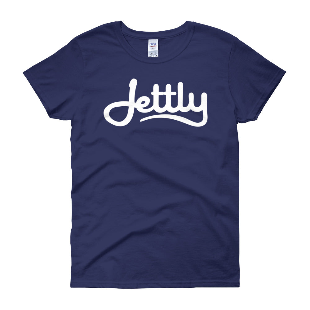Cobalt Gildan 5000L Ladies Heavy Cotton Short Sleeve Jettly T-Shirt