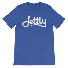 Heather True Royal unisex short sleeve Jettly t-shirt