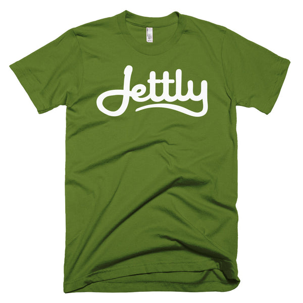 Olive Short sleeve men's Jettly t-shirt
