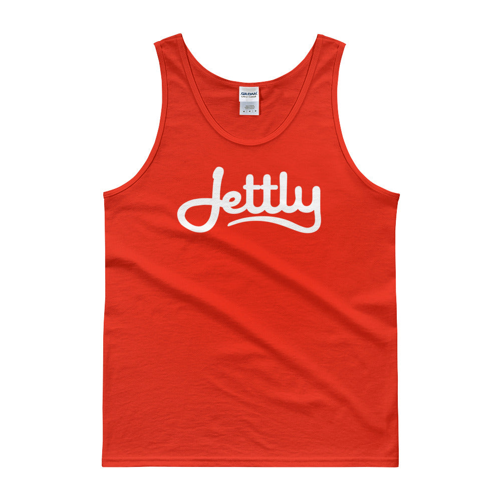 Orange Gildan 2200 Ultra Cotton Jetty Tank Top