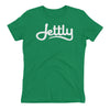 Kelly Green Next Level 3900 Ladies' The Boyfriend Jettly Tee with Tear Away Label