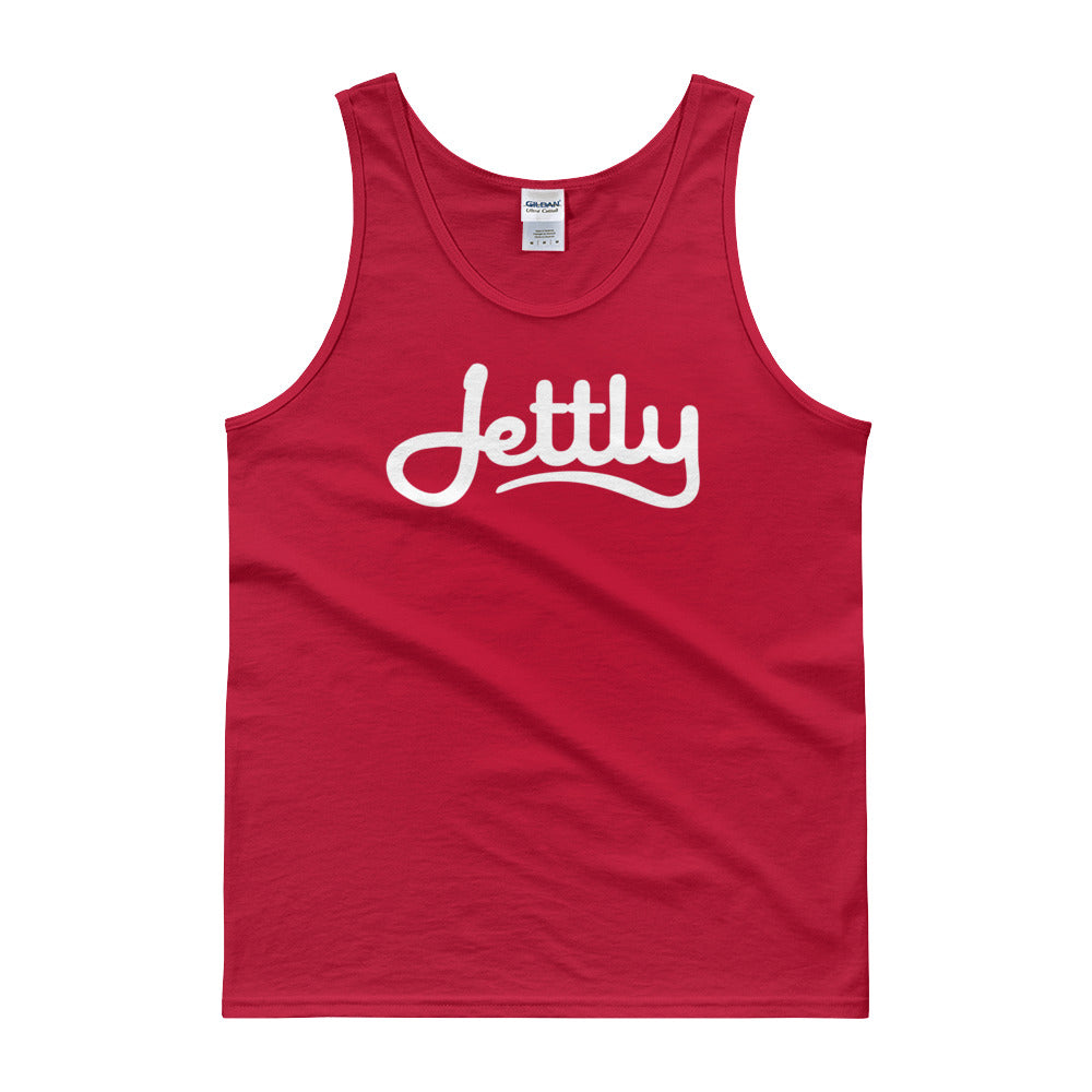 Red Gildan 2200 Ultra Cotton Jetty Tank Top