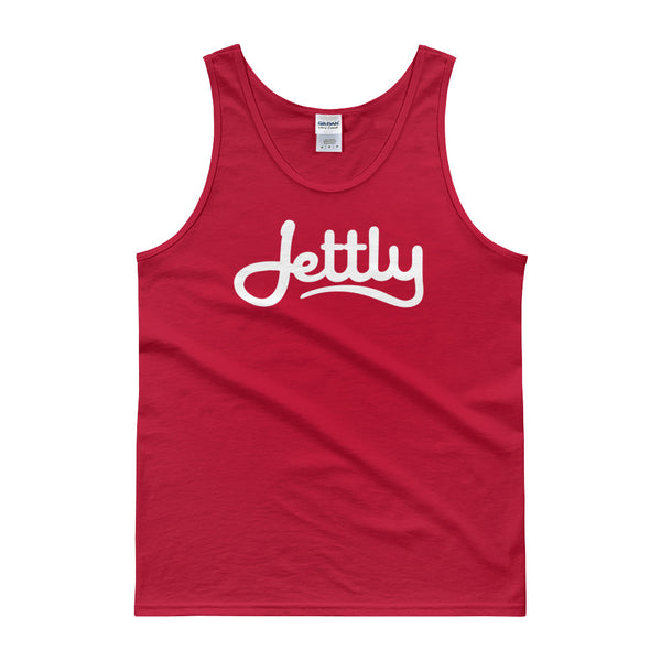 Red Gildan 2200 Ultra Cotton Jetty Tank Top