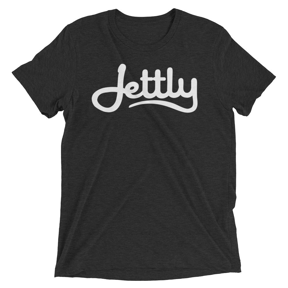 Charcoal-Black Triblend Short sleeve Jettly t-shirt
