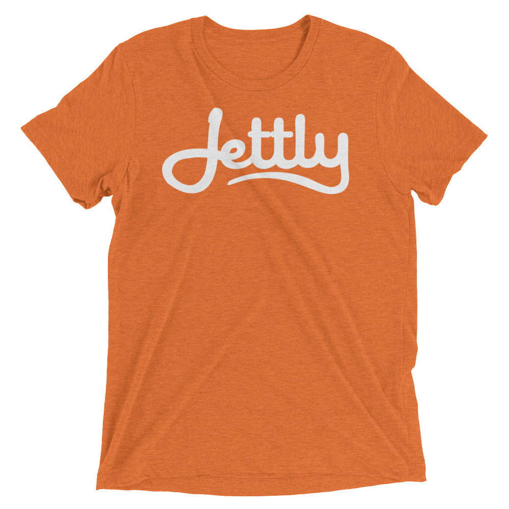 Orange Triblend Short sleeve Jettly t-shirt