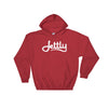 Red Gildan 18500 Heavy Blend Hooded Jettly Sweatshirt