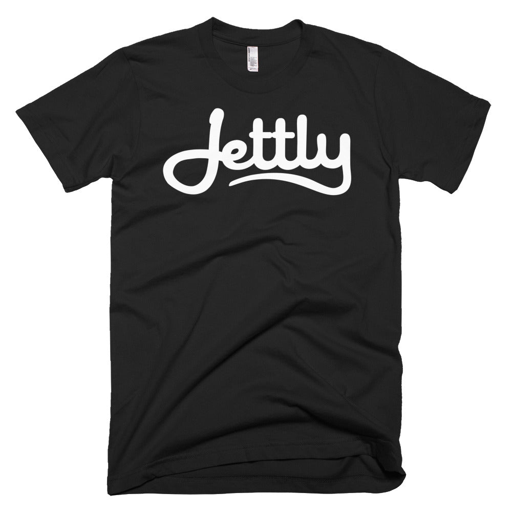 Black Short sleeve men's Jettly t-shirt