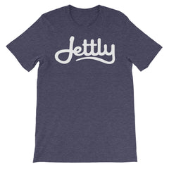 Heather Midnight Navy Unisex short sleeve Jettly t-shirt