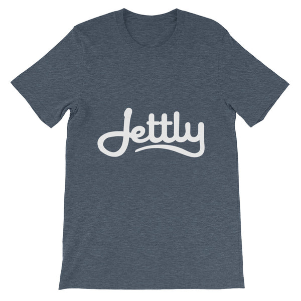 Heather Navy Unisex short sleeve Jettly t-shirt
