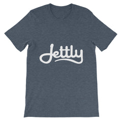 Heather Navy Unisex short sleeve Jettly t-shirt