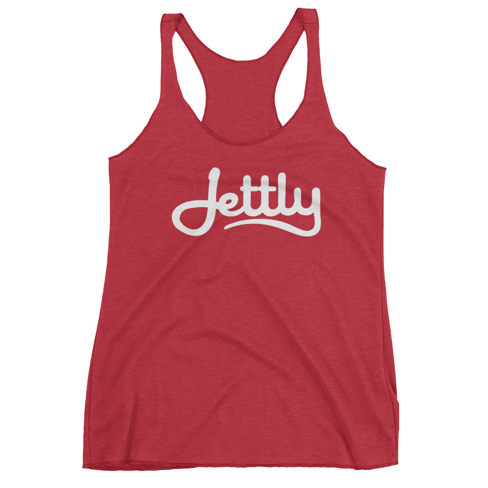 Vintage Red Next Level 6733 Women's Jettly tank top