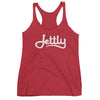 Vintage Red Next Level 6733 Women's Jettly tank top