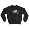 Black Gildan 18000 Heavy Blend Crewneck Jettly Sweatshirt