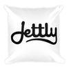 White Square Jettly Pillow