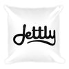 Black Square Jettly Pillow