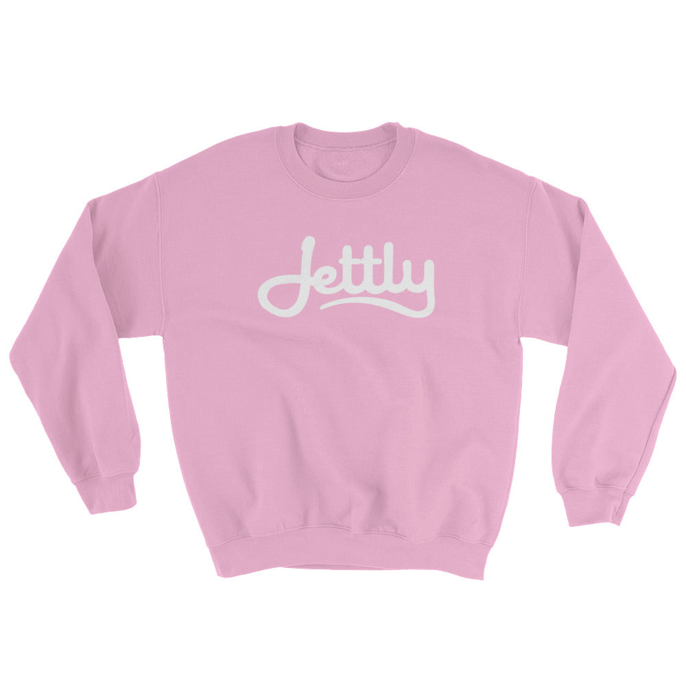 Light Pink Gildan 18000 Heavy Blend Crewneck Jettly Sweatshirt