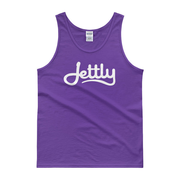 Purple Gildan 2200 Ultra Cotton Jetty Tank Top