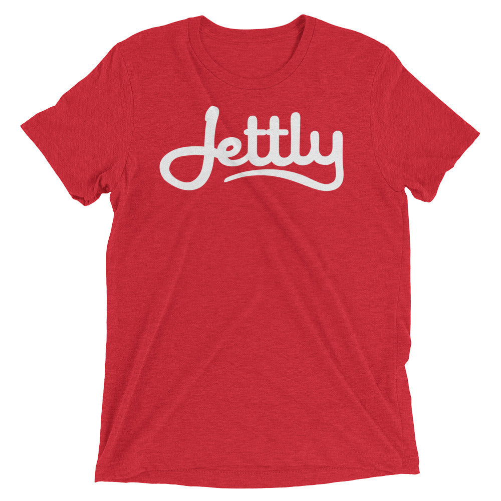 Red Triblend Short sleeve Jettly t-shirt