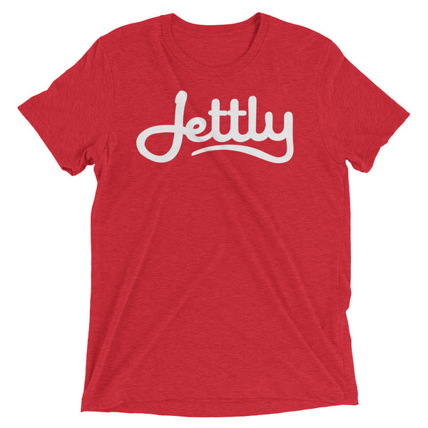 Red Triblend Short sleeve Jettly t-shirt