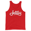 Red Bella + Canvas 3480 Unisex Tank Jettly Top