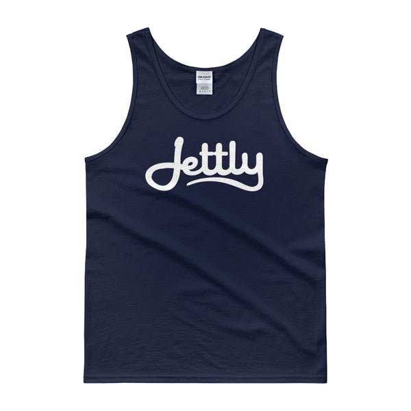 Navy Gildan 2200 Ultra Cotton Jetty Tank Top