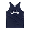 Navy Gildan 2200 Ultra Cotton Jetty Tank Top