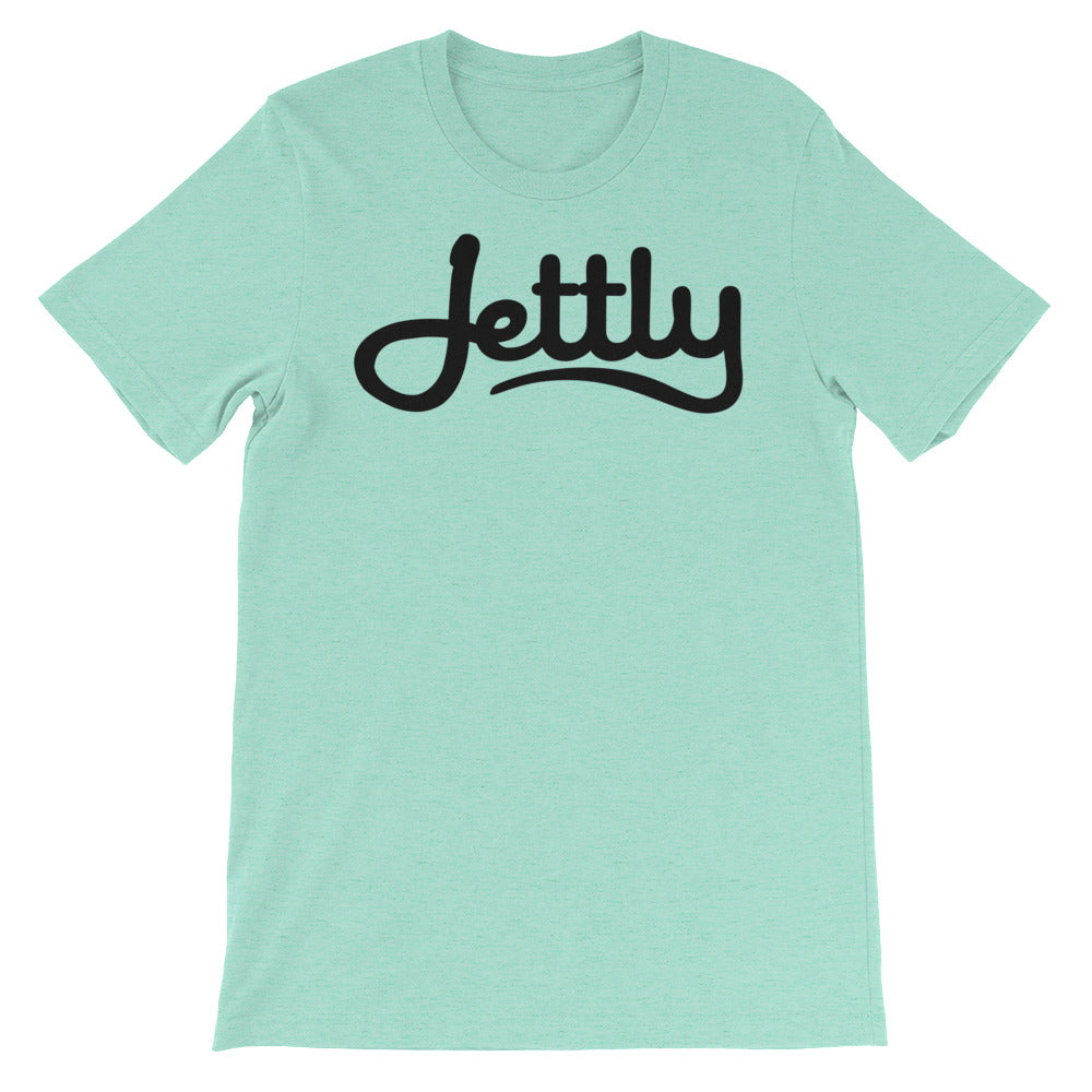 Heather Mint Unisex short sleeve Jettly t-shirt