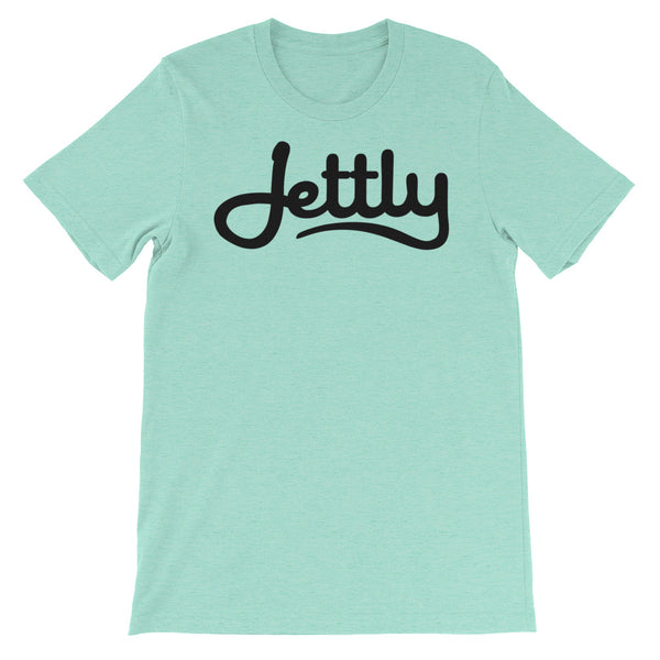 Heather Mint Unisex short sleeve Jettly t-shirt