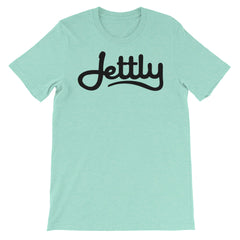 Heather Mint Unisex short sleeve Jettly t-shirt