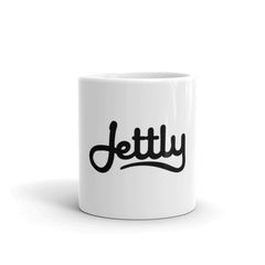 11oz White Glossy Jettly Mug