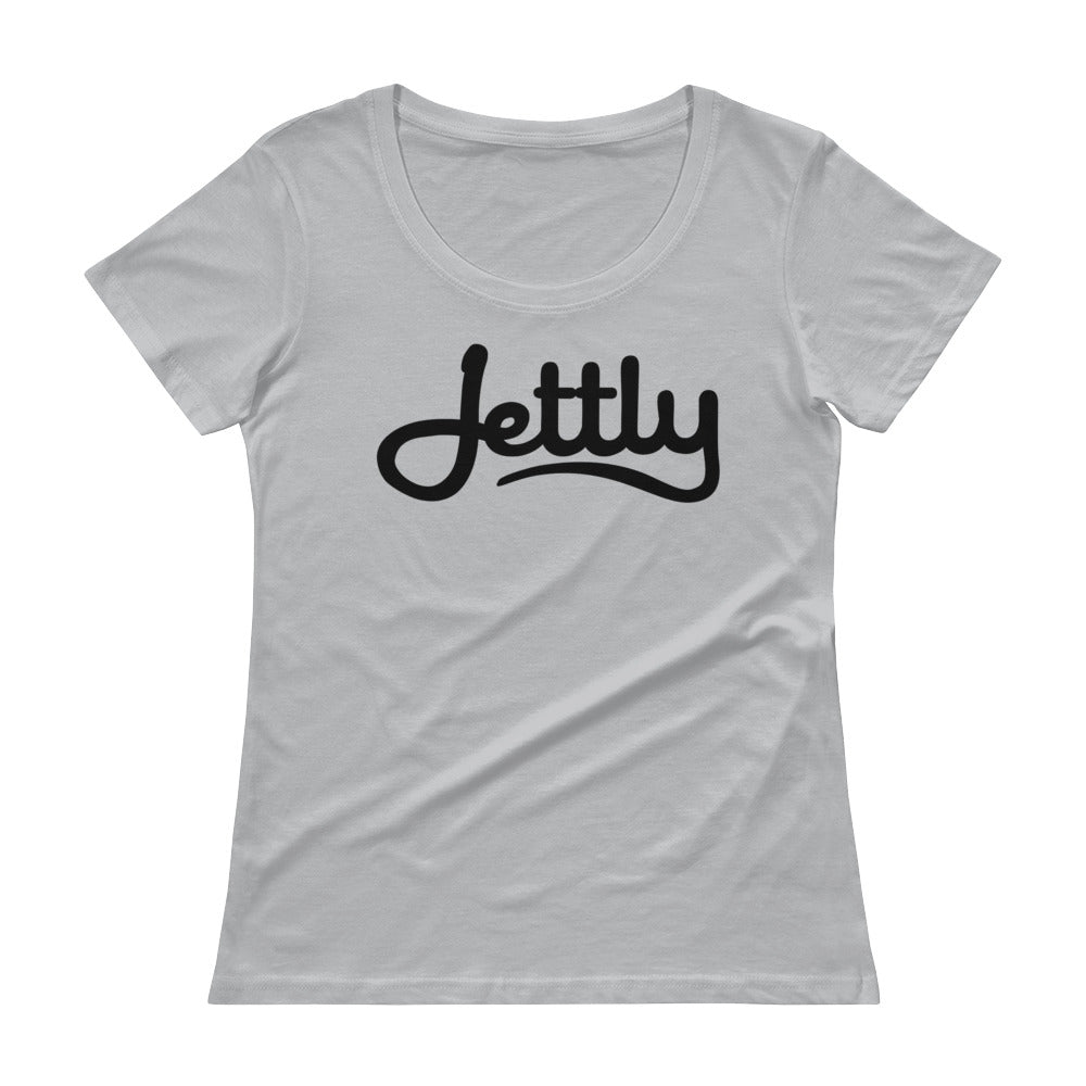 Silver Anvil 391 Ladies Sheer Scoopneck Jettly T-Shirt with Tear Away Label