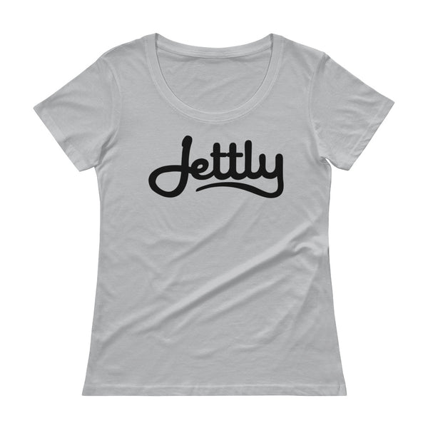 Silver Anvil 391 Ladies Sheer Scoopneck Jettly T-Shirt with Tear Away Label