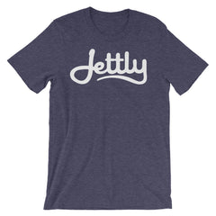 Heather Midnight Navy Unisex short sleeve Jettly t-shirt