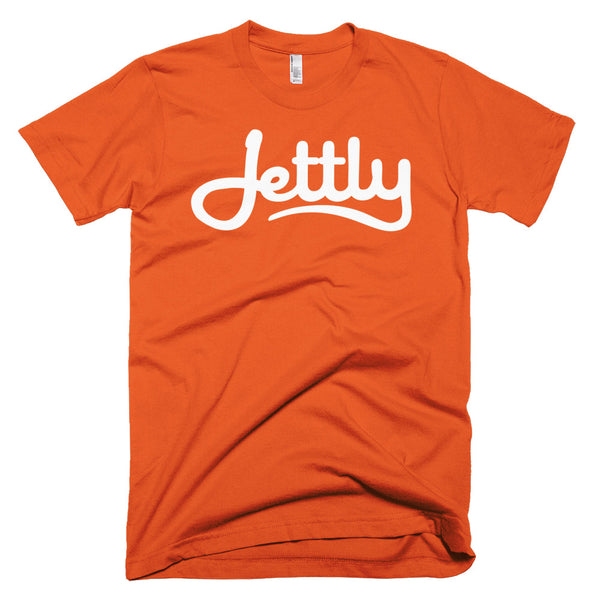 Orange Short sleeve men's Jettly t-shirt