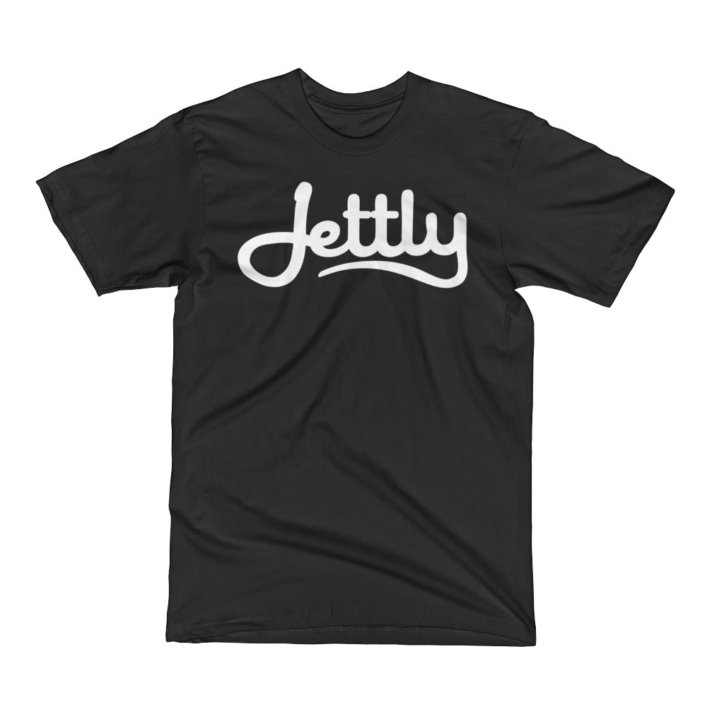Black LA Apparel 20001 Fine Jersey Short Sleeve Men Jettly T-Shirt