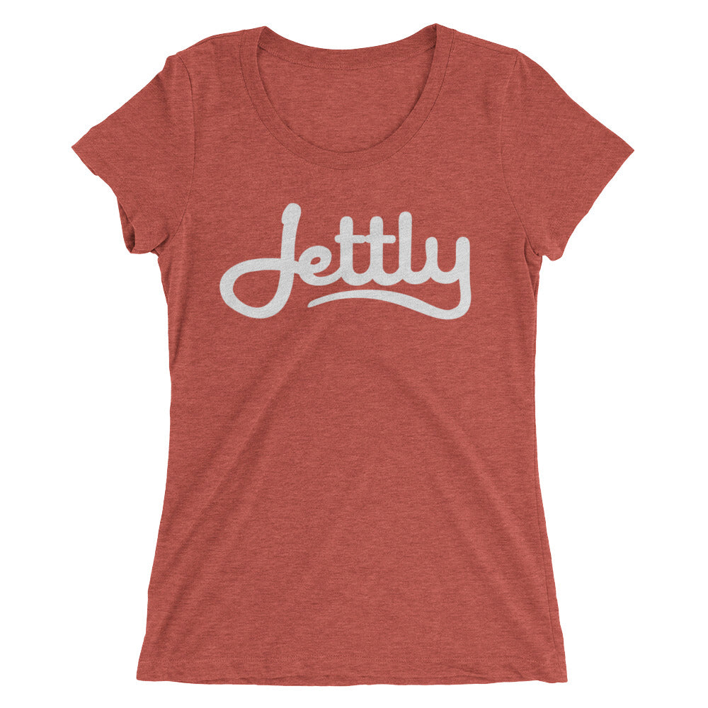 Clay Triblend Bella + Canvas 8413 Ladies' Triblend Short Sleeve Jettly T-Shirt with Tear Away Label
