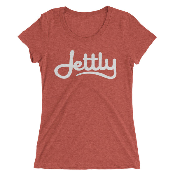 Clay Triblend Bella + Canvas 8413 Ladies' Triblend Short Sleeve Jettly T-Shirt with Tear Away Label