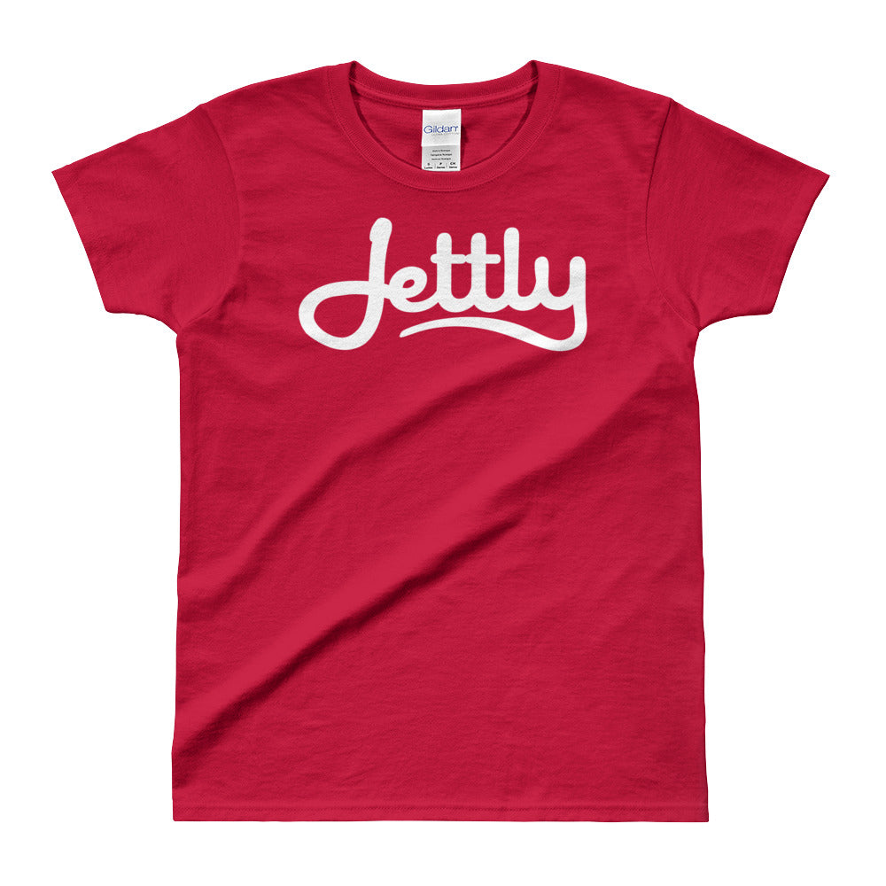 Red Gildan 2000L Ladies' Ultra Cotton Jettly T-Shirt