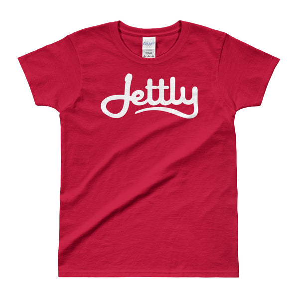 Red Gildan 2000L Ladies' Ultra Cotton Jettly T-Shirt